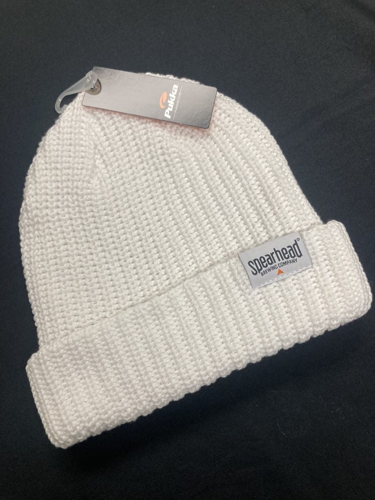 White Cable Knit Toque