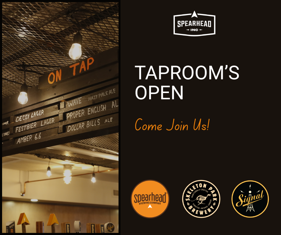 The Taproom is Open Again!