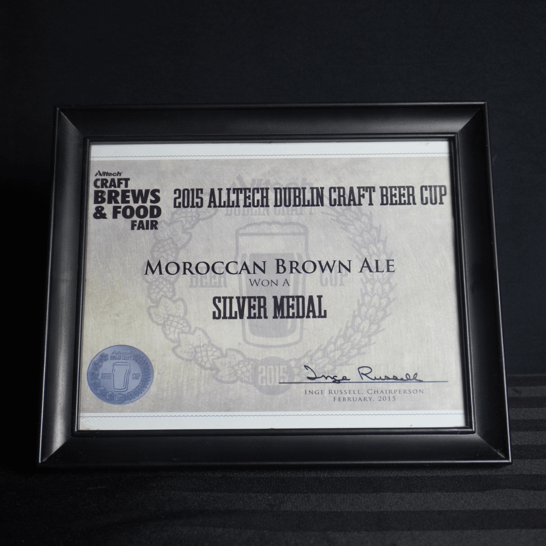Moroccan Brown Ale | Alltech Dublin Craft Beer Cup 2015 | Silver